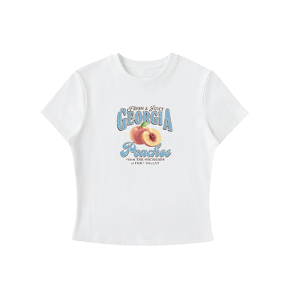 Georgia Peach Essential Bodycon T-Shirt