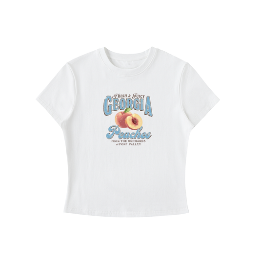 Georgia Peach Essential Bodycon T-Shirt
