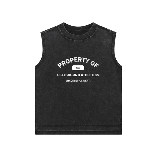 Snackletics Snow Washed Kids' Tank Top