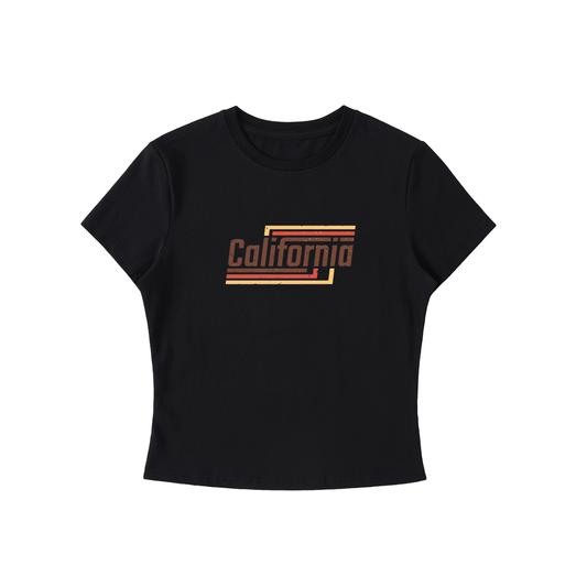 California Vintage Bodycon T-Shirt