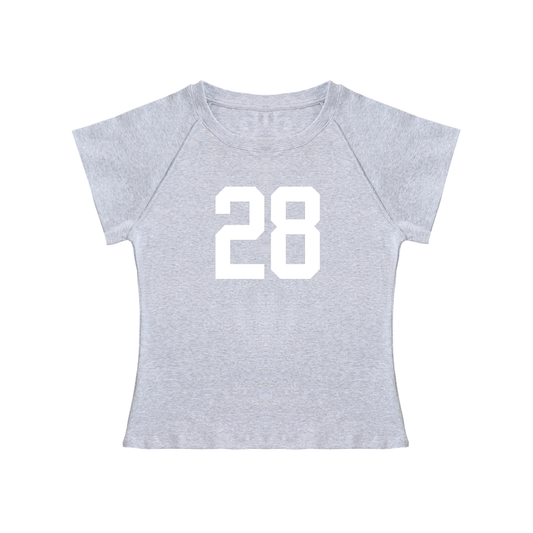 28 Solid Color Raglan Sleeve Bodycon Top