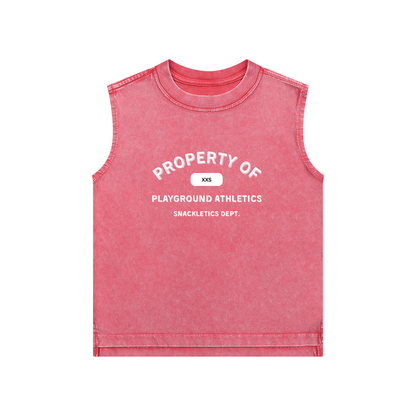 Snackletics Snow Washed Kids' Tank Top